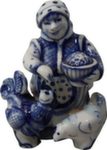 Скульптура «Цып-цып» авт. В. И Л. Черновы